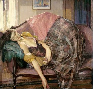 Girl Sleeping - R. E. Miller
