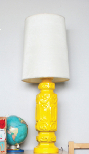 Yellow MidCentury Lamp