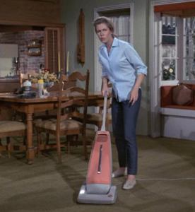 Samantha Stephens Vacuuming