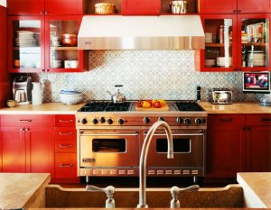 Sara Bengur Red Kitchen