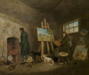 Artist in His Studio Morland