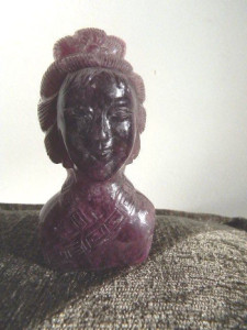 Antique China Amethyst Woman
