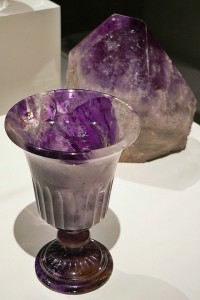 Carved Amethyst Chalice