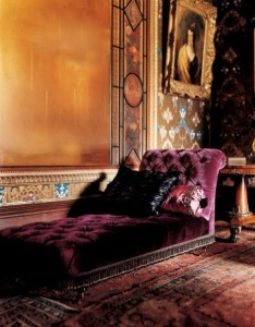 Fainting Couch in Parlor