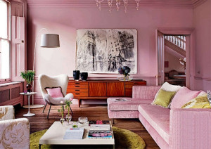 Pink Living Room